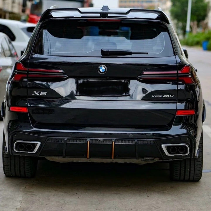 Car Craft Compatible With Bmw X5 G05 2023+ M Sport X5m Trunk Wing Boot Lip Roof Spoiler Trim Skirts V Ten Vten Style - CAR CRAFT INDIA