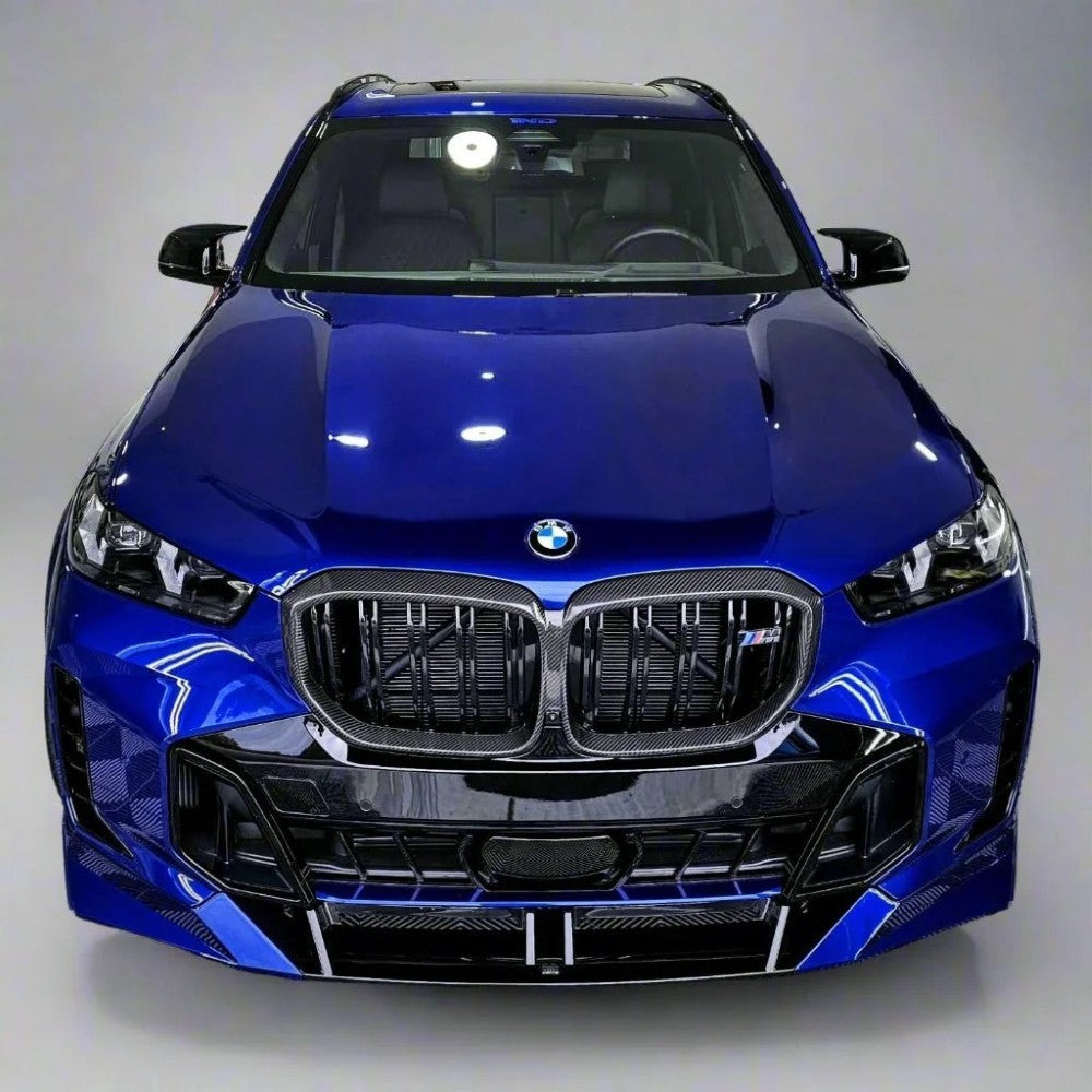 Car Craft Compatible With Bmw X5 G05 2023+ M Sport X5m Front Bumper Upgraded Bodykit Body Kit Skirts Splitter Front Rear Lip Diffuser Side Skirts Spoiler Trims Cannards Vten Style CC-9084 - CAR CRAFT INDIA