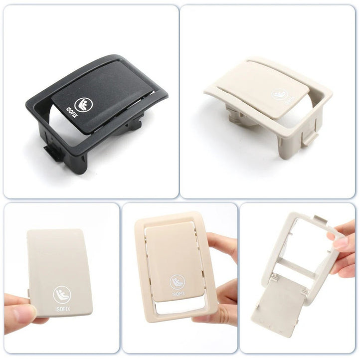 Car Craft Compatible With Bmw X6 G06 2019-2025 Rear Child Seat Anchor Safety Isofix Restraint Backseat Buckle Covers 52207939510-1 Beige CC-9024