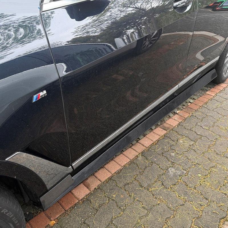 Car Craft Compatible With Bmw X7 G07 2019-2026 M Sport Side Skirt Splitter Trim Running Board Zst-1505 Gb Glossy Black