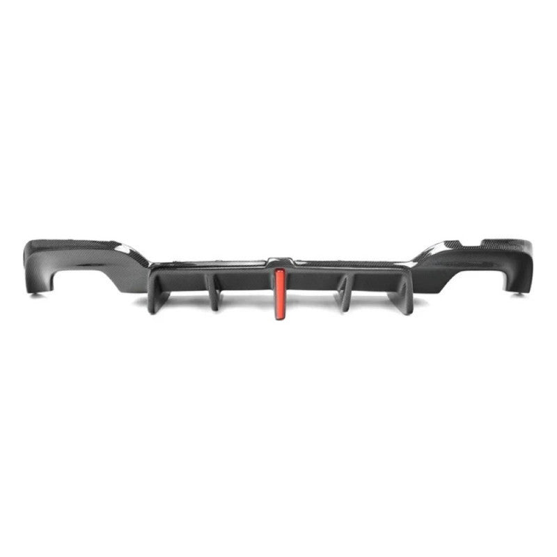 Car Craft Compatible With Bmw 3 Series G20 2019-2023 M Sport Rear Bumper Real Carbon Fiber Lip Diffuser Skirts Splitter F1 Style With Led Light - CAR CRAFT INDIA