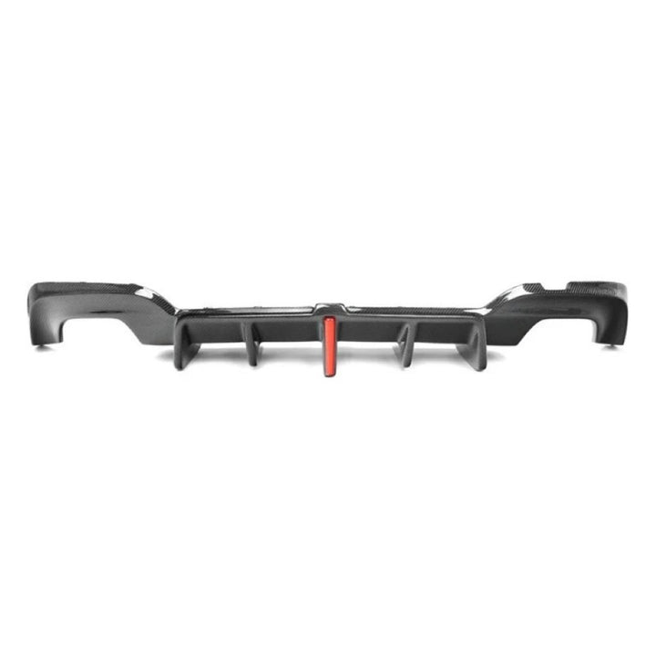 Car Craft Compatible With Bmw 3 Series G20 2019-2023 M Sport Rear Bumper Real Carbon Fiber Lip Diffuser Skirts Splitter F1 Style With Led Light - CAR CRAFT INDIA