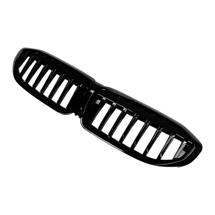 Car Craft Compatible With Bmw 3 Series G20 G21 Pre-facelift 2019-2022 Front Bumper Show Gril Glossy Black Single Line