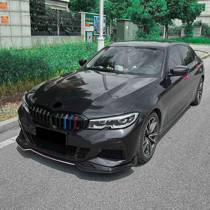 Car Craft Compatible With Bmw 3 Series G20 G21 Pre-facelift 2019-2022 Front Bumper Show Gril Glossy Black Three Colour