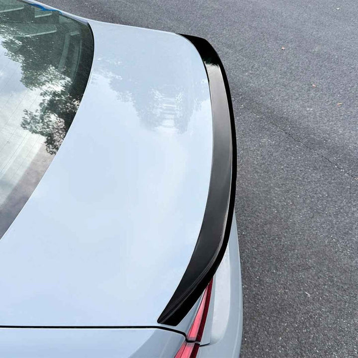 Car Craft Compatible With Bmw 3 Series G20 G28 2019-2025 Trunk Roof Wing Lip Boot Rear Mp M Sport M Performance Spoiler Zst-1193 Cf Carbon Fiber Look - CAR CRAFT INDIA