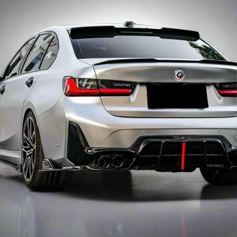 Car Craft Compatible With Bmw 3 Series G20 G28 Lci 2019-2026 M Sport M340i Roof Wing Boot Lip Roof Spoiler Trim Skirts V Ten Vten Style - CAR CRAFT INDIA