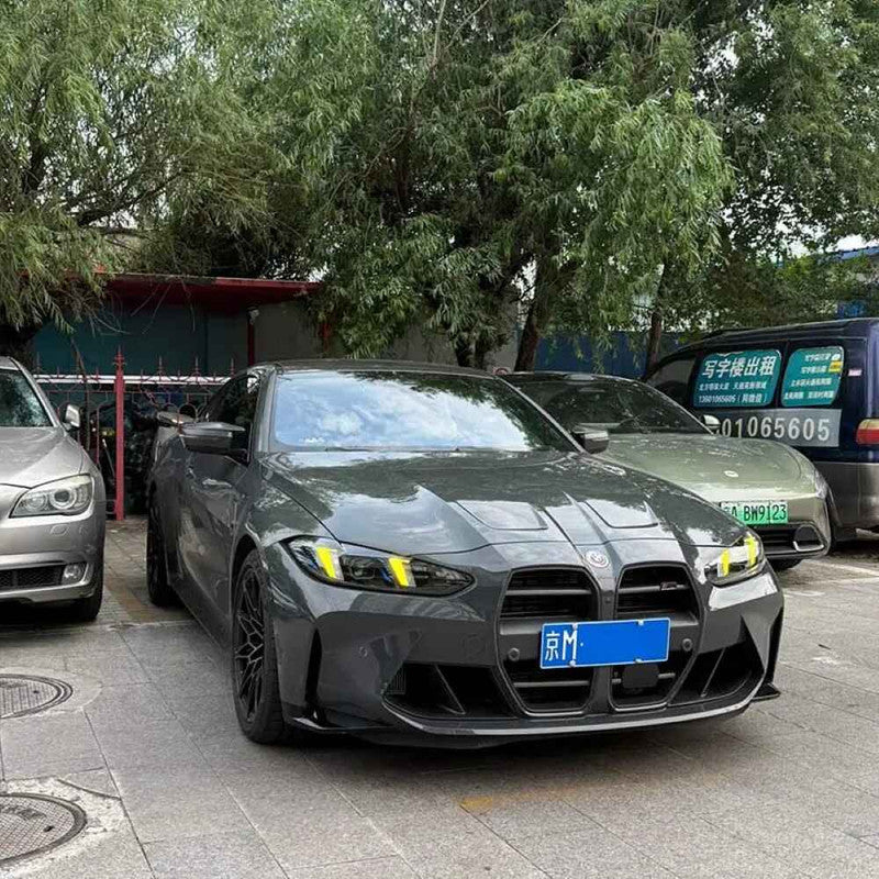 Car Craft Compatible With Bmw M3 G80 G82 M4 G83 4 Series G22 G26 Lci 2025 + Csl Led Style Led Style Headlight Drl Daytime Running Light Angel Eye Led Module Yellow