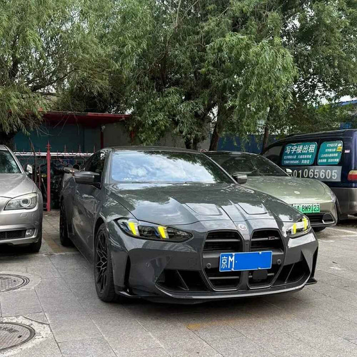 Car Craft Compatible With Bmw M3 G80 G82 M4 G83 4 Series G22 G26 Lci 2025 + Csl Led Style Led Style Headlight Drl Daytime Running Light Angel Eye Led Module Yellow
