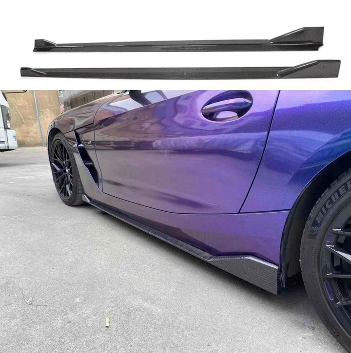 Car Craft Compatible With Bmw Z4 G29 2019-2025 Front Rear After Bumper Lip Splitter Skirts Trim Canard Diffuser Side Skirts Real Carbon Fiber Set - CAR CRAFT INDIA