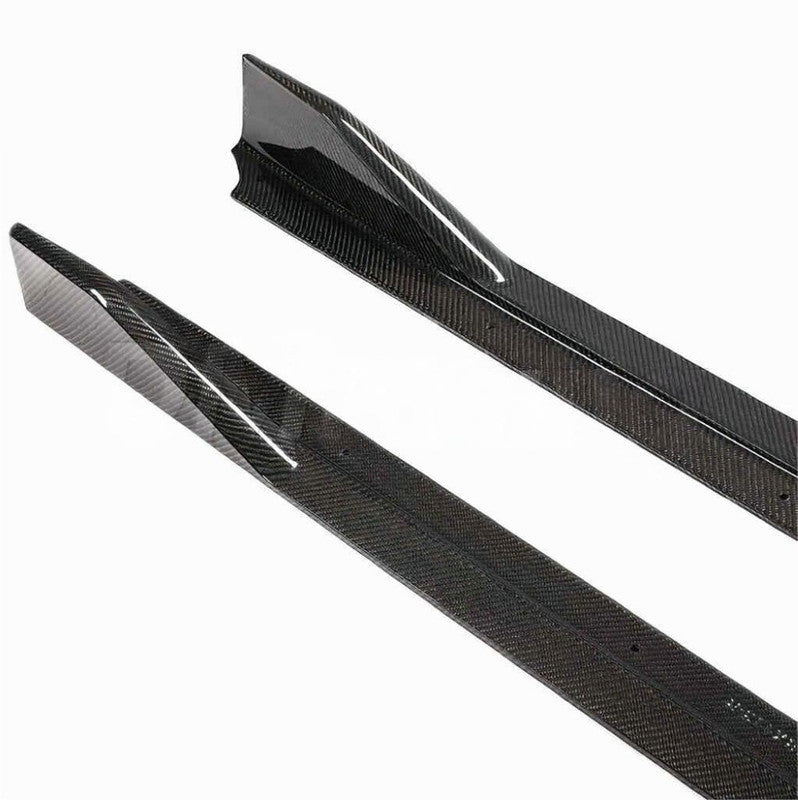 Car Craft Compatible With Bmw Z4 G29 2019-2025 Side Skirts Running Board Lip Splitter Skirts Trim Canard Real Carbon Fiber - CAR CRAFT INDIA