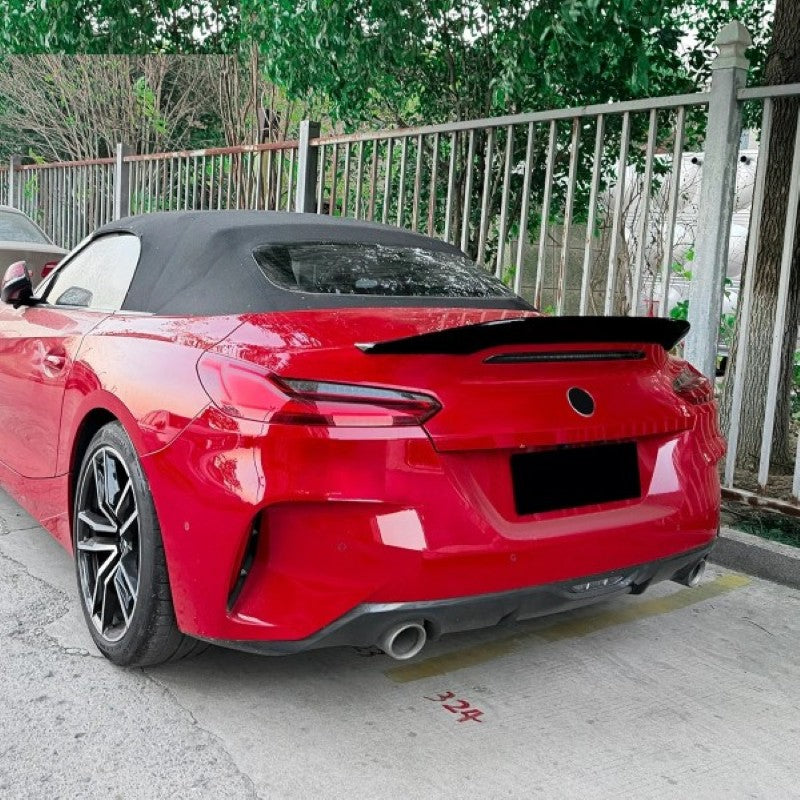 Car Craft Compatible With Bmw Z4 G29 2018-2025 Rear Trunk Wing Boot Roof Lip Spoiler Zst-1454 Gb Glossy Black - CAR CRAFT INDIA