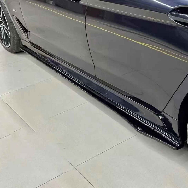 Car Craft Comptible With Bmw 5 Series G30 Lci 2021+ M Sport M5 Front Bumper Upgraded Bodykit Body Kit Skirts Splitter Front Rear Lip Diffuser Side Skirts Spoiler Trims Cannards Vten Style CC-9081