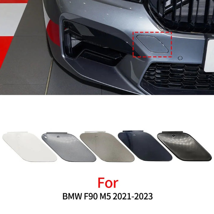 Car Craft Compatible With Bmw 5 Series G30 F90 Lci M5 2021-2025 Front Bumper Trailer Tow Towing Hook Hole Cover 51118746626 Unpainted - CAR CRAFT INDIA