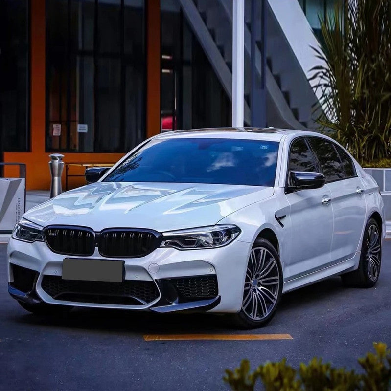 Car Craft Compatible With Bmw 5 Series G30 G38 F90 2018-2020 Upgrade Facelift Convert To M5 M Sport Front Rear Bumper Bodykit Assembly Side Skirt Splitter Diffuser Lip Set G30-033