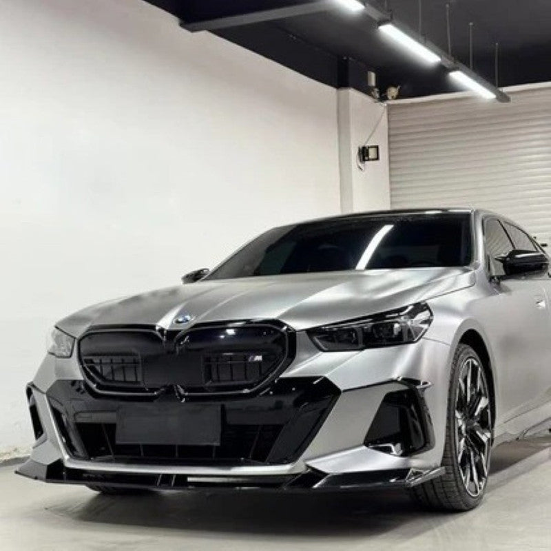 Car Craft Compatible With Bmw 5 Series G60 2024+ Front Bumper Lip Splitter Skirts Trim V Ten Vten Style - CAR CRAFT INDIA