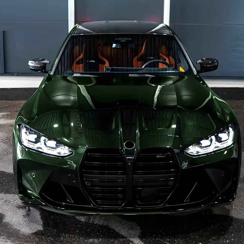 Car Craft Compatible With Bmw M3 G80 G81 M4 G82 G83 2021+ Front Bumper Lip Vent Splitter Skirts Trim Fog Vent Zst-1330 Gb Glossy Black CC-10011 - CAR CRAFT INDIA