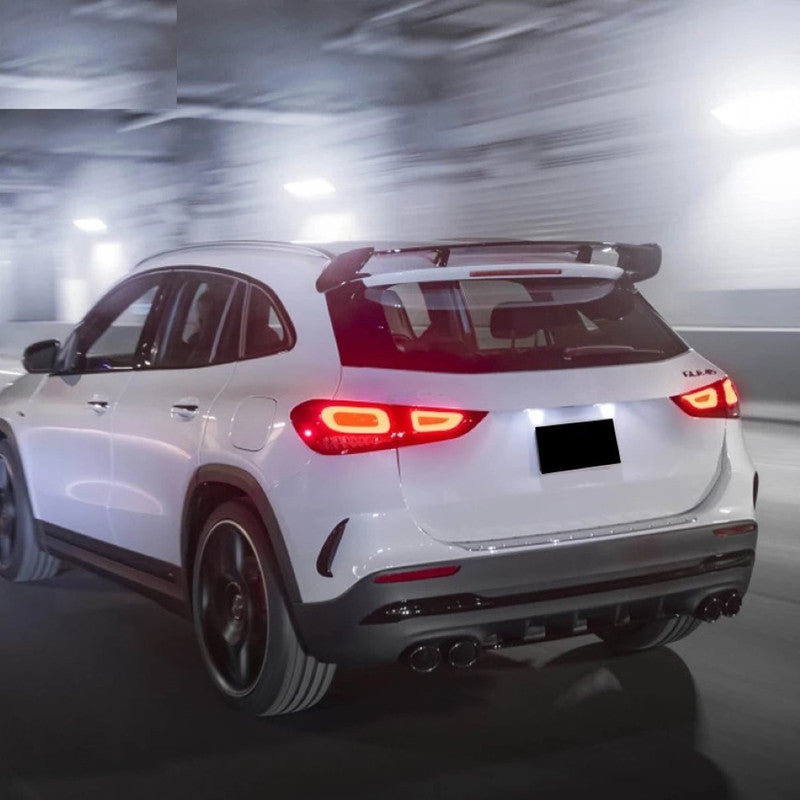 Car Craft Compatible With Mercedes Benz Gla Class W247 H247 2020-2026 Rear Trunk Wing Boot Roof Lip Spoiler Gla35 Amg Style Zst H247 Amg Cf Carbon Fiber Look - CAR CRAFT INDIA