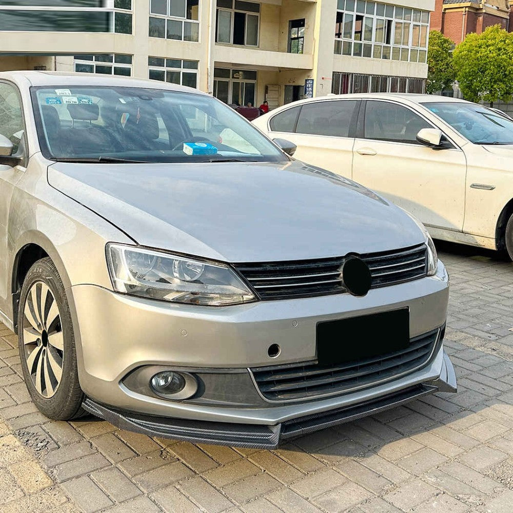 Car Craft Compatible With Vw Volkswagen Jetta 2011-2014 Mk6 Front Bumper Lip Splitter Skirts Glossy Black AR-VW-0189 ZST-1185 GB  CC-3609 - CAR CRAFT INDIA