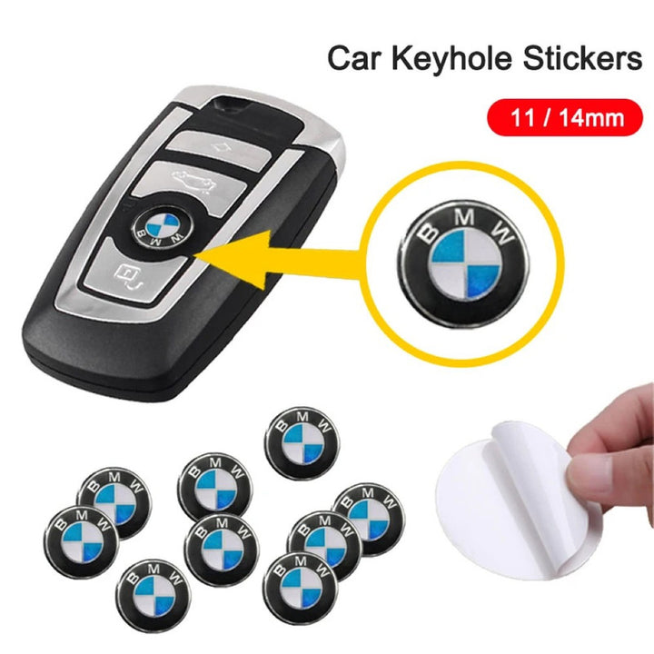 Logo Craft Compatible With Bmw F10 F02 F30 F25 F15 G20 G30 G05 G12 G70 G32 G07 G29 E60 E70 E90 E89 E84 G01 G02 1 2 3 4 5 6 7 Series X1 X3 X4 X5 X6 X7 Z4 Car Key Cover Logo Emble Badge Jahre 11mm