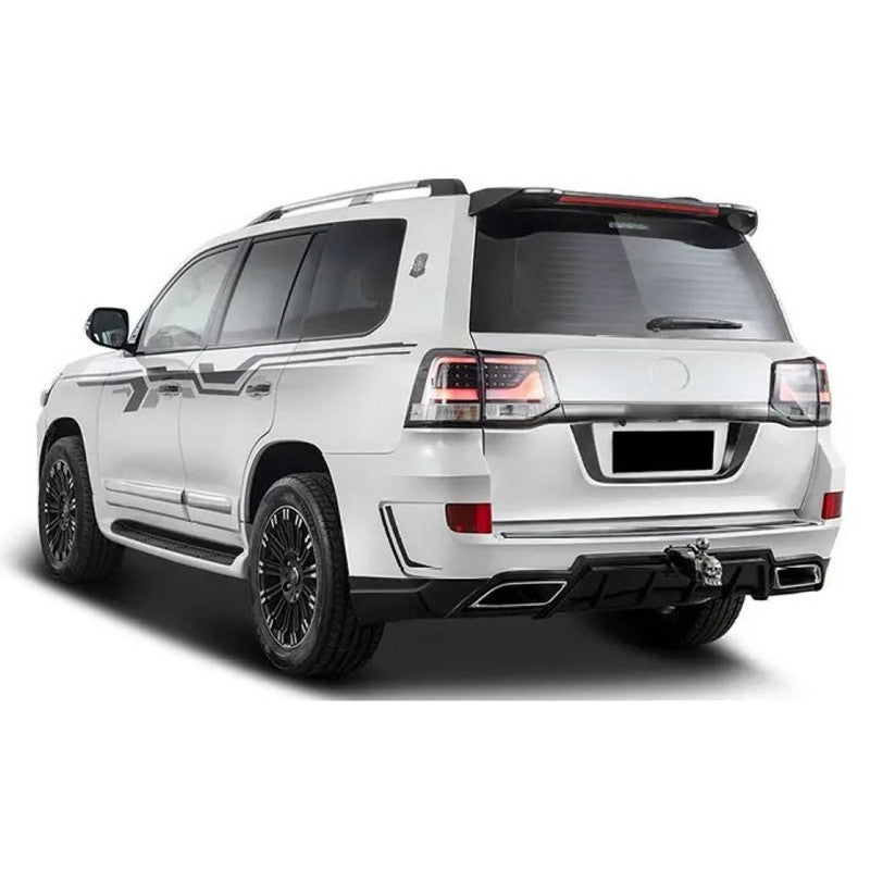 Car Craft Compatible With Toyota Land Cruiser Lc200 2008-2015 Upgrade Facelift Convert To Lc200 Elford A Style Bodytkit Front Rear Bumper Hood Fender Trunk Headlight Taillight Side Trim Grill Lip Skirt Splitter F116-a