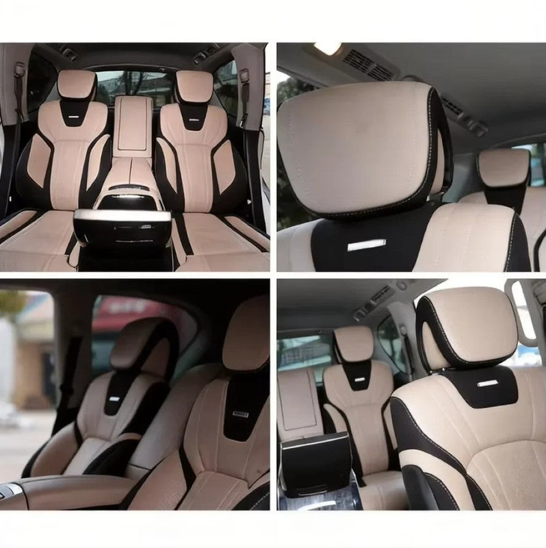 Car Craft Compatible With Toyota Land Cruiser Lc200 Lexux Lx500 Lx470 2008-2020 Upgrade Facelift Convert Rear Recliner With Armrest Seat Standard Four Seat Leather Electric Adjustable Waterproof Car Seats Luxury Vehicle Interior Upgrade F-105a