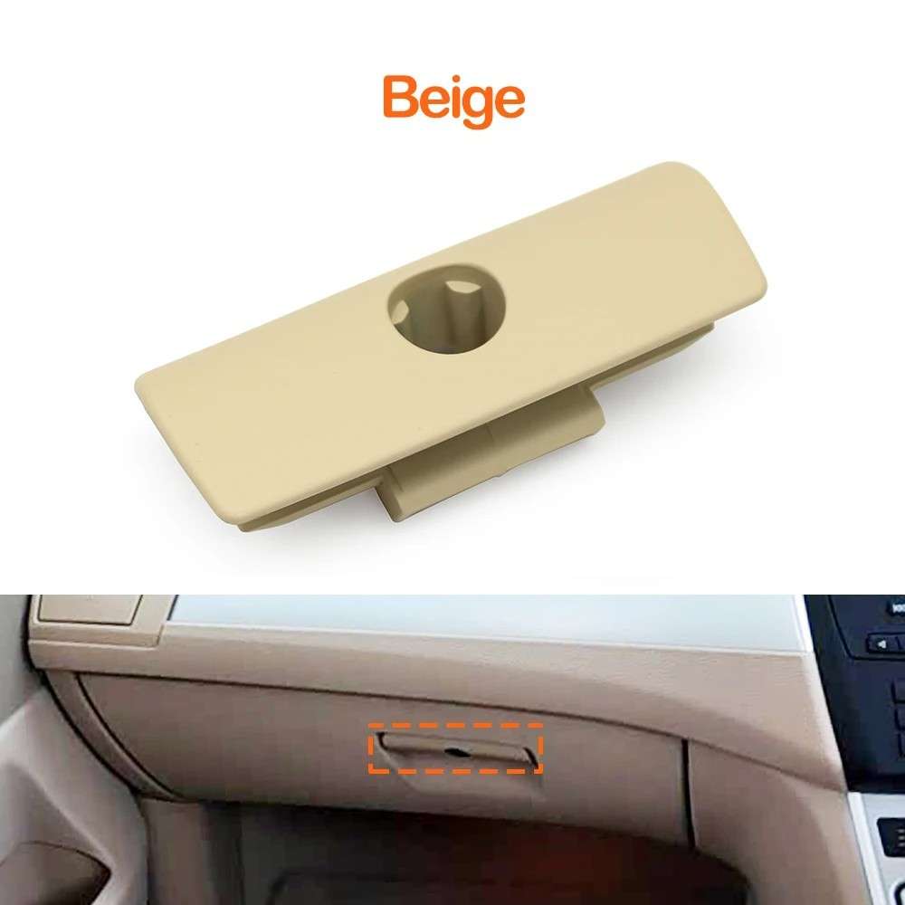 Car Craft Compatible With Bmw 3 Series E46 98-06 3 Series E90 E92 05-12 5 Series E39 95-04 X3 E83 03-10 X5 E53 99-07 Dashboard Passenger Seat Storage Glove Box Latch Handle Switch 51168163018 Beige - CAR CRAFT INDIA