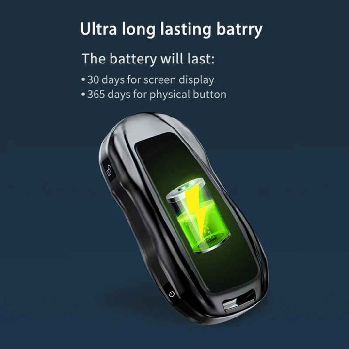 Car Craft Compatible With Audi Bmw Mercedes Jaguar Range Rover Porsche Volkswagen Skoda Volvo Nissan Jeep Maruti Toyota Hyndai Kia Ferrari Lamborghini Mini Cooper Lcd Led Smart Keyless Key Cf828 Black