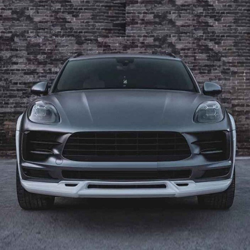 Car Craft Compatible With Porsche Macan 95b 95b.2 For 2018-2021 Upgrade Convert Bodykit Body Kit Front Rear Lip Bumper Skirt Trim Splitter Diffuser Exhaust Tip Pipe Tkt Style