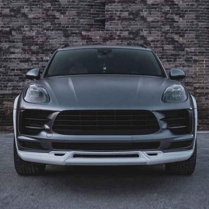 Car Craft Compatible With Porsche Macan 95b 95b.2 For 2018-2021 Upgrade Convert Bodykit Body Kit Front Rear Lip Bumper Skirt Trim Splitter Diffuser Exhaust Tip Pipe Tkt Style