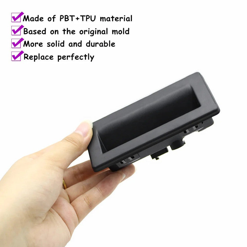 Car Craft Compatible With Skoda Superb Octavia Yeti A4 Volkswagen Touran Tiguan Teramont Lavida C-trek Caddy 2016-2023 Tailgate Trunk Switch Handle Release Switch Boot Lid Hatch Latch 3v0827566 CC-9683 - CAR CRAFT INDIA