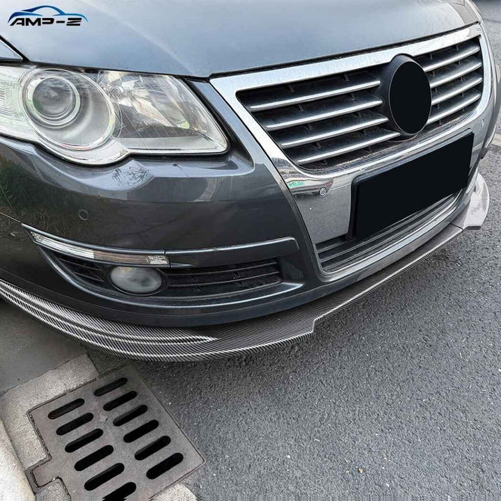 Car Craft Compatible With Vw Volkswagen Passat B6 2005-2010 Bumper Front Lip Splitter Skirt Trim Zst-1477 Cf Carbon Fiber Look