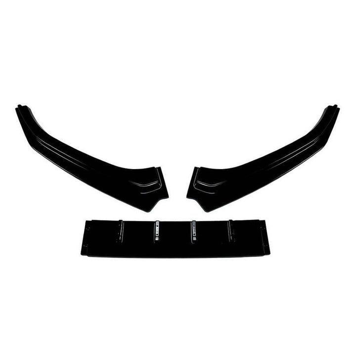 Car Craft Compatible With Vw Volkswagen Polo Jetta 2010-2014 Front Bumper Lip Splitter Skirts Zst-1109 Cf Carbon Fiber Look - CAR CRAFT INDIA