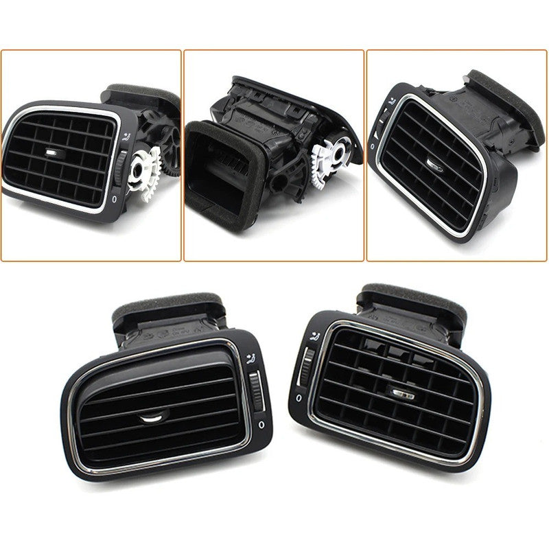 Car Craft Compatible With Vw Volkswagen Polo Vento Ameo 2011-2024 Car Front Air Conditioner Ac Vent Grille Assembly 6r0819703-1 Left