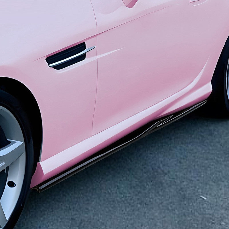 Car Craft Compatible With Mercedes Benz Slk W172 R172 Pre-facelift 2011-2015  Side Skirt Splitter Trim Running Board Zst-1353 Cf Carbon Fiber Look Black CC-10941