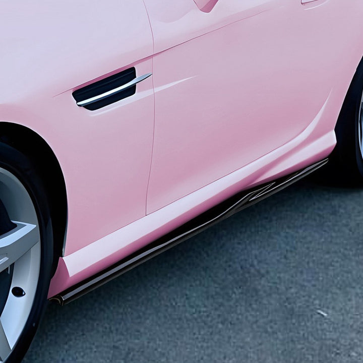 Car Craft Compatible With Mercedes Benz Slk W172 R172 Pre-facelift 2011-2015  Side Skirt Splitter Trim Running Board Zst-1353 Gb Glossy Black CC-10940