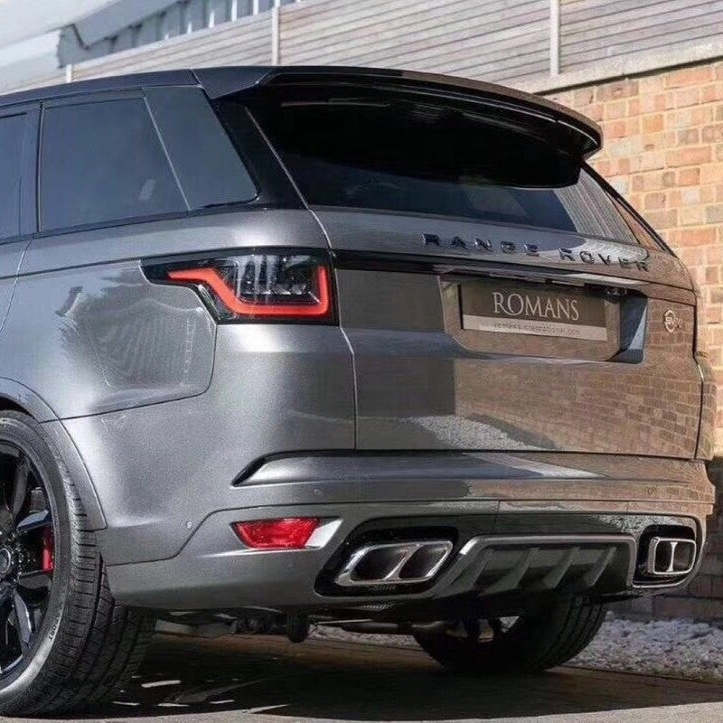 Car Craft Compatible With Land Range Rover Rr Sport 2018-2020 Upgrade To 2021+ Svr Bodykit Bumper Grill Side Skirts Splitter Diffuser Exhaust Tip Pipe