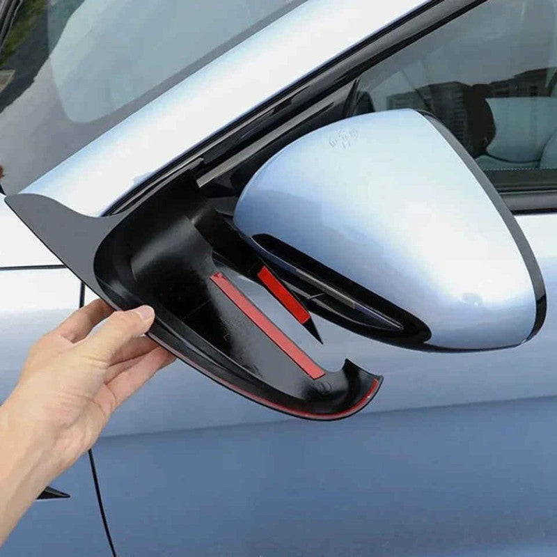 Car Craft Compatible With Byd Seal Atto 4 2022-2026 Side Rear View Case Wing Cap Shell Housing Mirror Covers 3m Tape Pasting Style Carbon Fiber Look