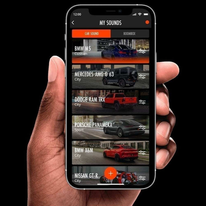 Car Craft Compatible With Exhaust Sound Upgrade Universal Car Sound Generator Thor Electronic Exhaust Sound System Car Speakers Drums Smartphone Controller Thor Dual Storm Speaker+ecu CC-9597