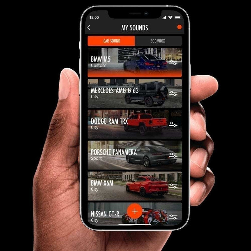 Car Craft Compatible With Exhaust Sound Upgrade Universal Car Sound Generator Thor Electronic Exhaust Sound System Car Speakers Drums Smartphone Controller Thor Storm Speaker+ecu+echo CC-9595