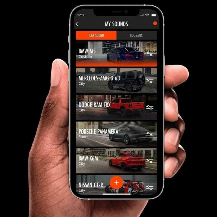 Car Craft Compatible With Exhaust Sound Upgrade Universal Car Sound Generator Thor Electronic Exhaust Sound System Car Speakers Drums Smartphone Controller Thor Thunder Speaker+ecu CC-9598