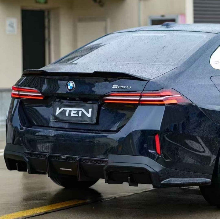 Car Craft Compatible With Bmw 5 Series G60 G68 2024-2026 Rear Bumper Exhaust Pipe Tip Vten V Ten Style