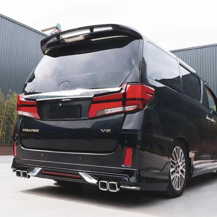 Car Craft Compatible With Toyota Alphard Vellfire 20 2008-2014 Upgrade Facelift Convert To 2023 40 Model Bodykit Front Rear Bumper Headlight Taillight Lamp Side Skirt Hood Fender Splitter Trim F203