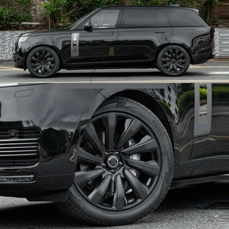 Car Craft Compatible With Land Range Rover Rr Vogue L460 2023-2025 Upgrade Facelift Conver To 2023 Sva Bodykit Front Bumper Mesh Side Vent Splitter Skirts Grill Black - CAR CRAFT INDIA