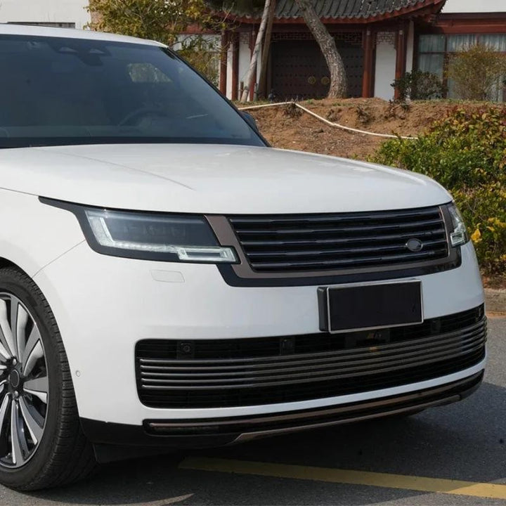 Car Craft Compatible With Land Range Rover Rr Vogue L460 2023-2025 Upgrade Facelift Conver To 2023 Sva Bodykit Front Bumper Mesh Side Vent Splitter Skirts Grill Rose Pink - CAR CRAFT INDIA
