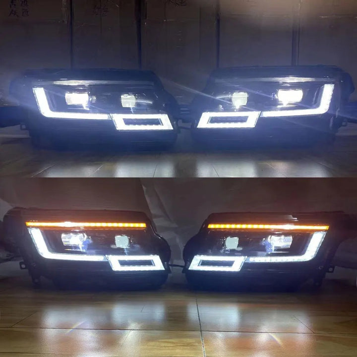 Car Craft Compatible With Land Range Rover Vogue L405 2013-2017 Car Front Upgraded Head Light Lamp Xenon Headlight Retrofit Upgrade Modified Led Drl Hid 2024 Matrix Style