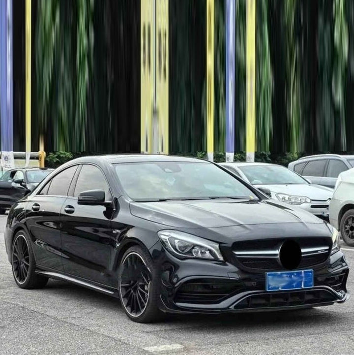 Car Craft Compatible With Mercedes Benz Cla Class W117 C117 X117 2013-2019 Side Skirt Splitter Running Board Upgrade Convert To Amg Amga45 Side Skirt Gc W176-007