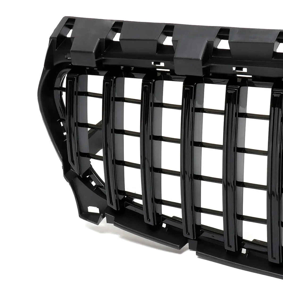 Car Craft Compatible With Mercedes Benz Cla Class W117 C117 X117 2013-2019 Upgrade Front Bumper Cla45 Amg Show Grill Gtr Black Gc W117-004 CC-1750