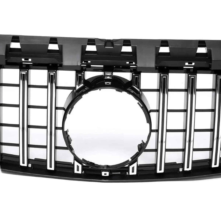 Car Craft Compatible With Mercedes Benz Cla Class W117 C117 X117 2013-2019 Upgrade Front Bumper Cla45 Amg Show Grill Gtr Silver Gc W117-003 CC-1751