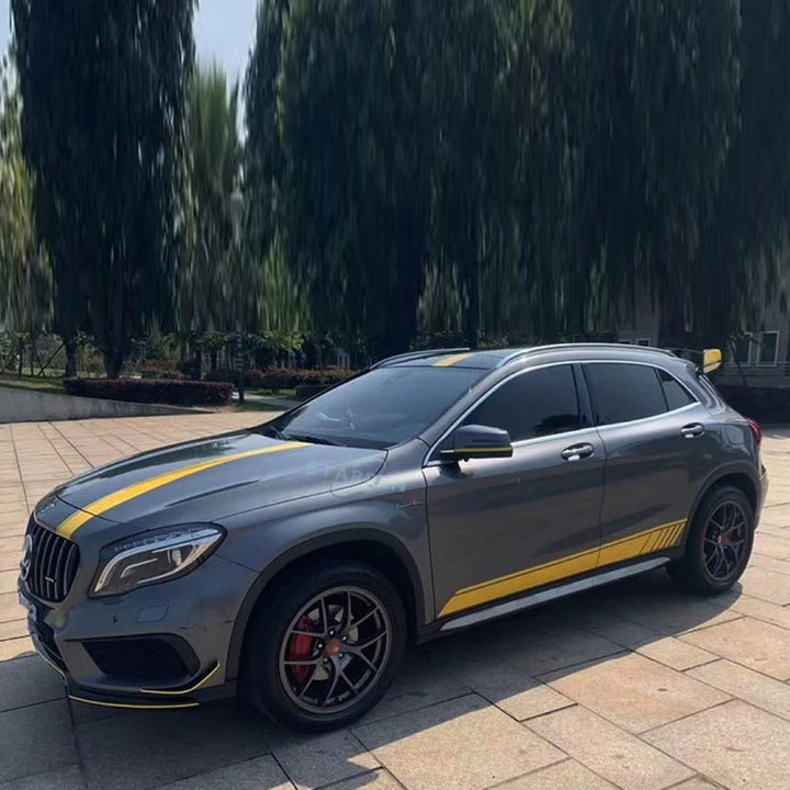 Car Craft Compatible With Mercedes Benz Gla W156 X156 2014-2019 Upgrade Facelift Convert To Gla45 Amg Front Bodykit Bumper CC-9668 - CAR CRAFT INDIA