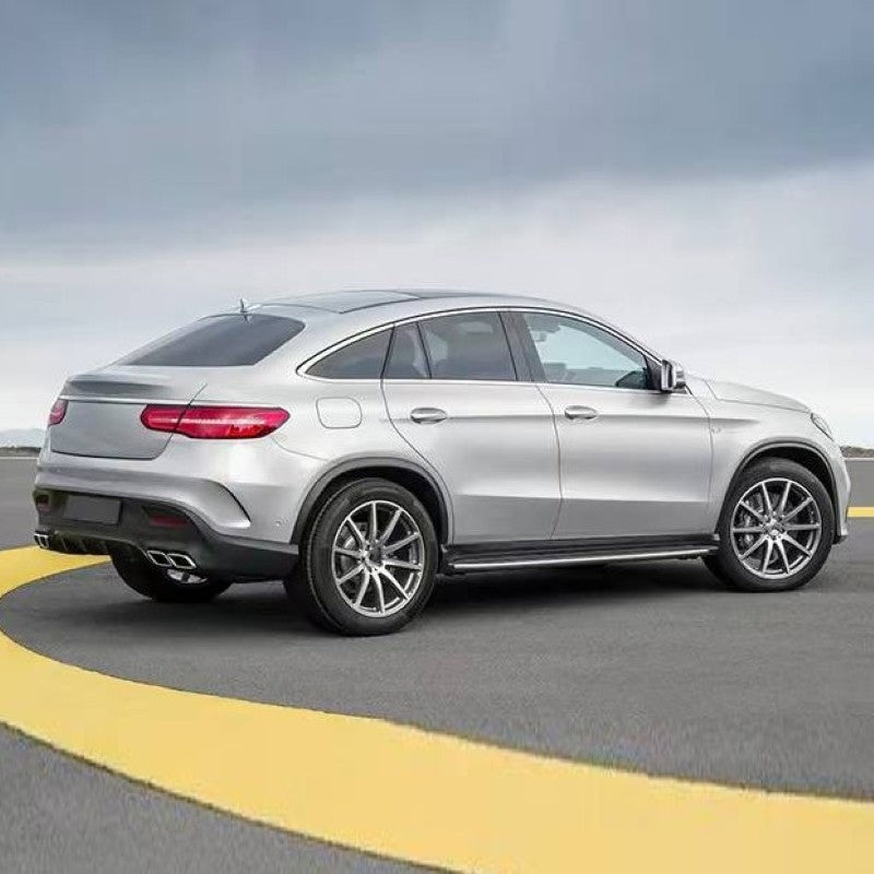 Car Craft Compatible With Mercedes Benz Gle Coupe W166 X166 X292 2015-2019 Amg 63 Coupe Rear Bumper Lip Diffuser Skirts Splitter - CAR CRAFT INDIA